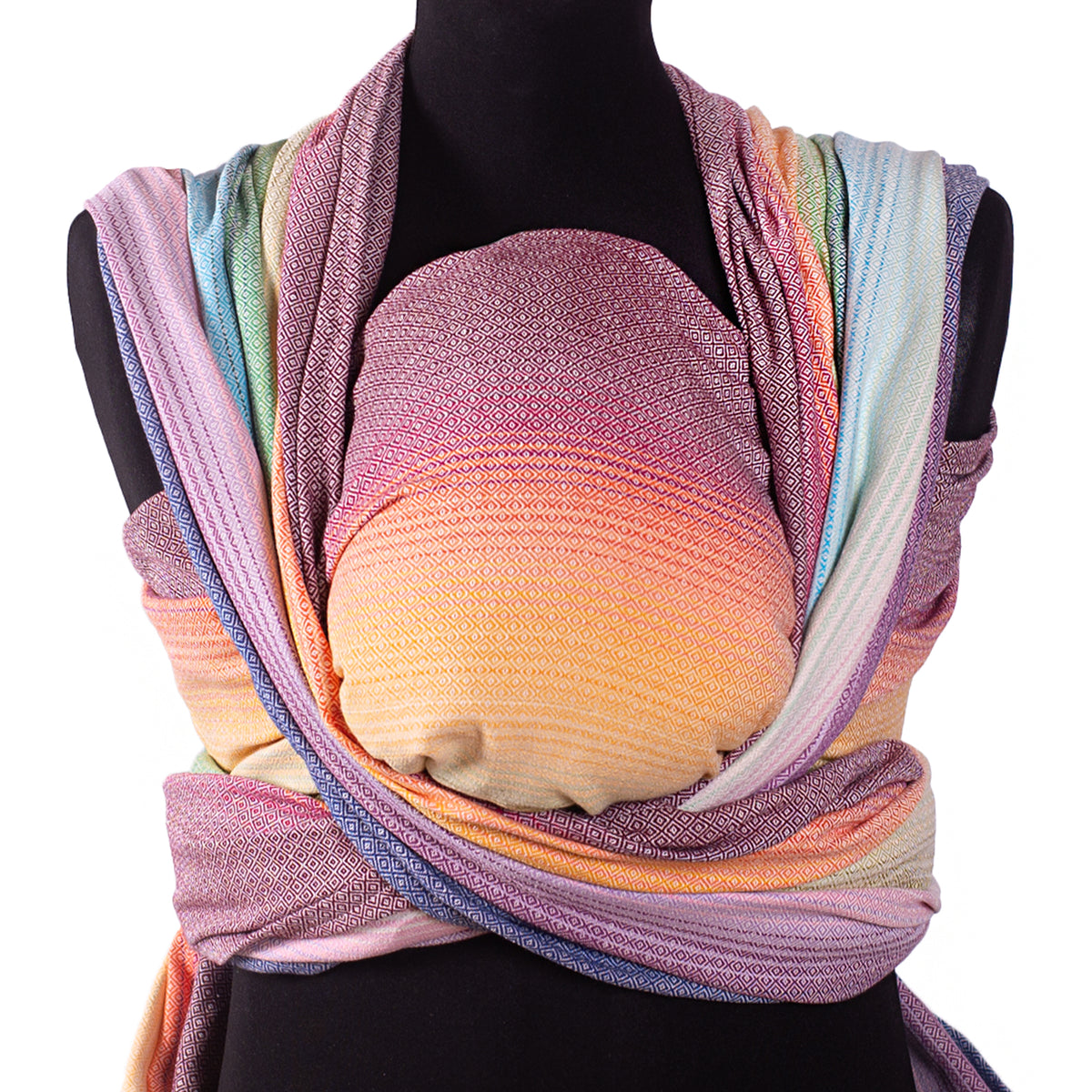 Tragetuch Diamond Rainbow - recycled cotton