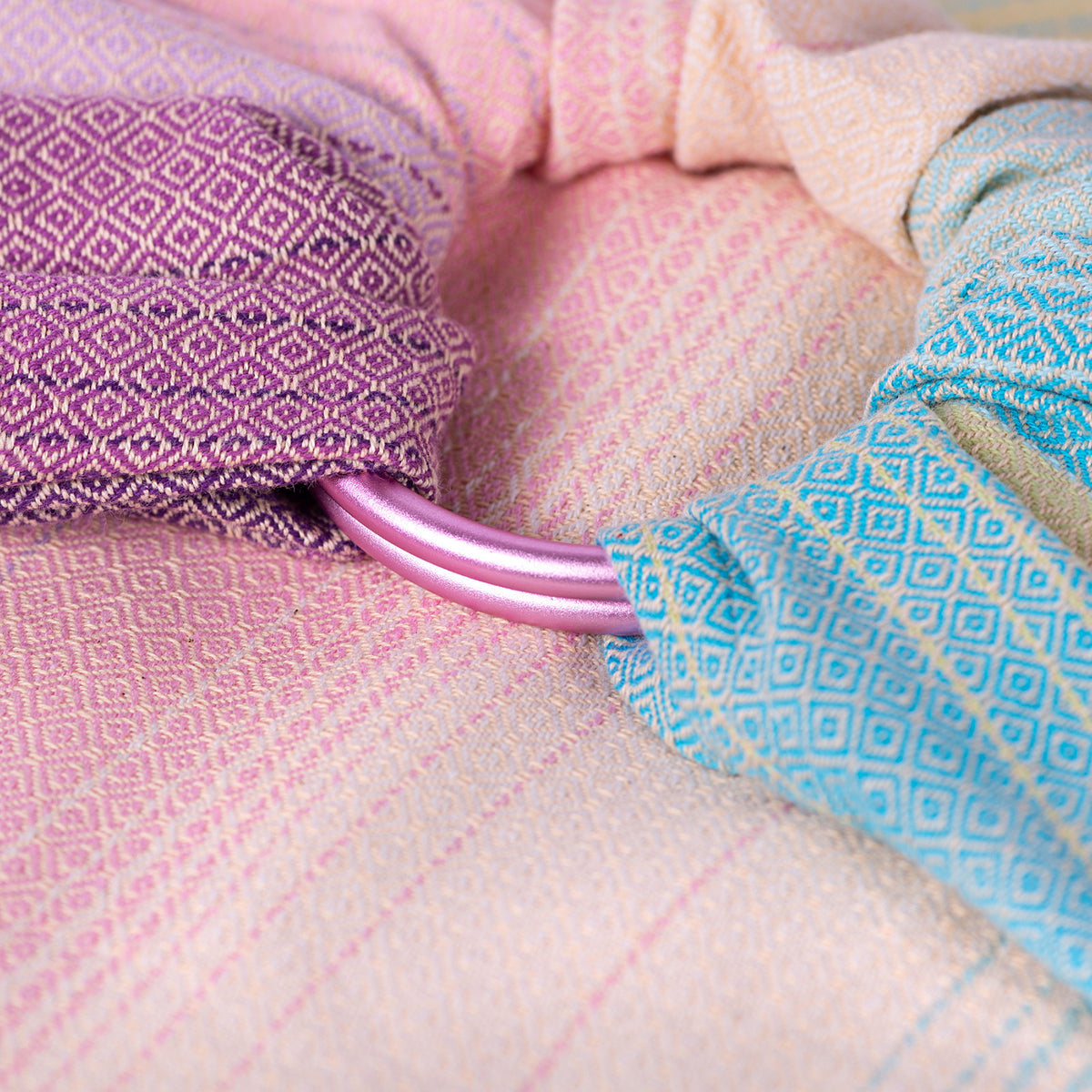 Ringsling Celestia Girasol Detail rosa Ringe