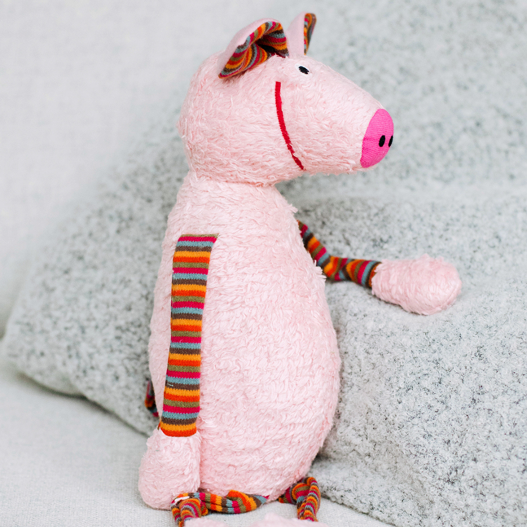 Kuscheltier Schwein Borsten Thorsten von Lana